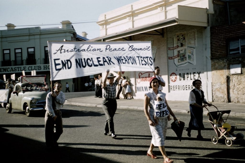 Nuclear Testing Western Australia Protest 1958