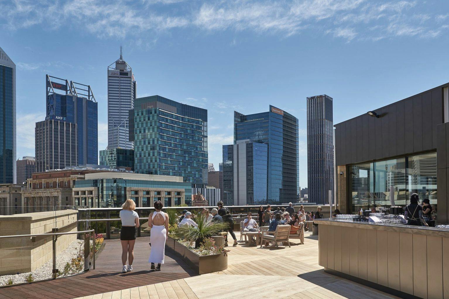 Perth budget-friendly date ideas, Art Gallery of WA Rooftop Bar