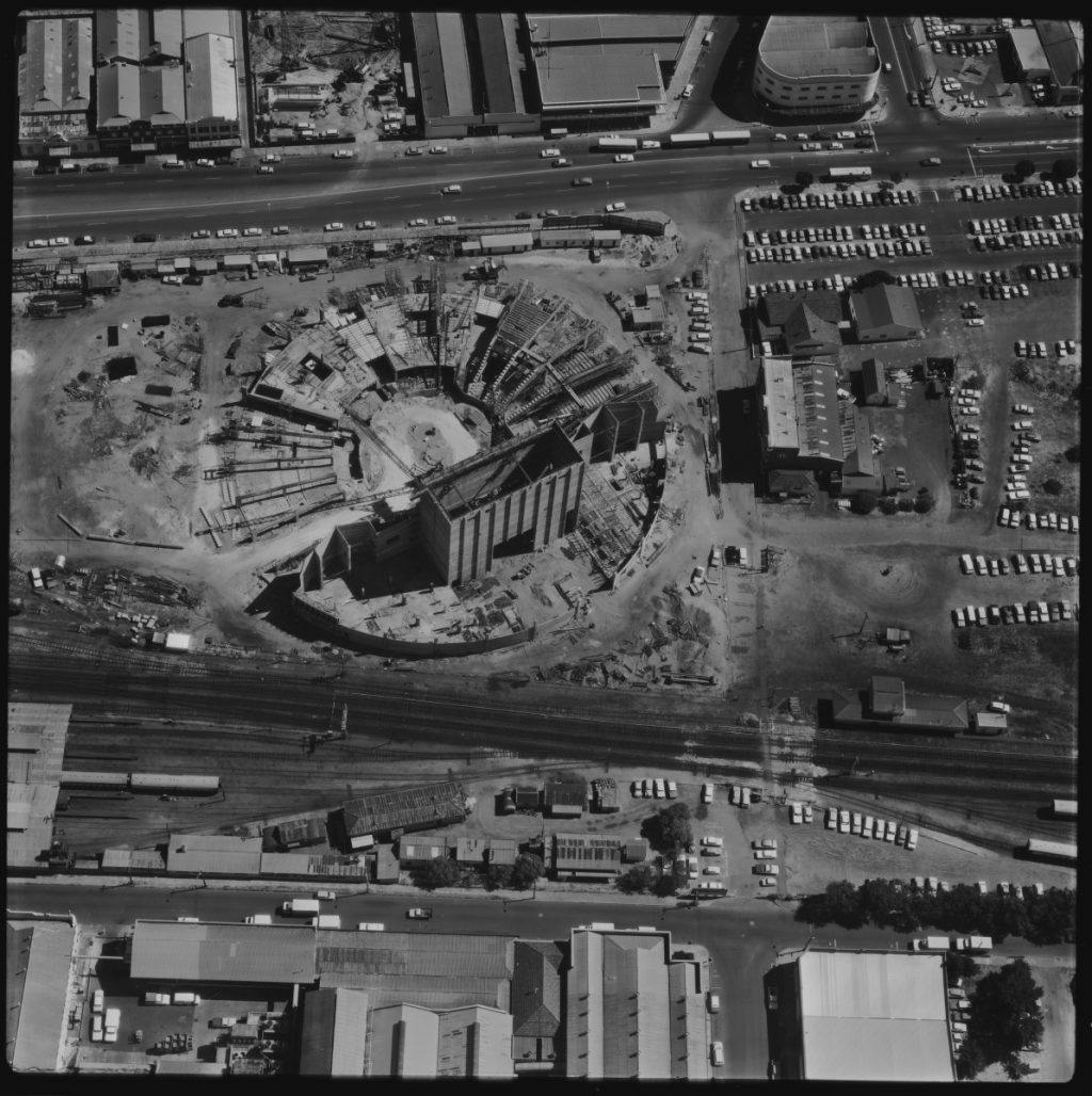 Perth Entertainment Centre Construction 1974