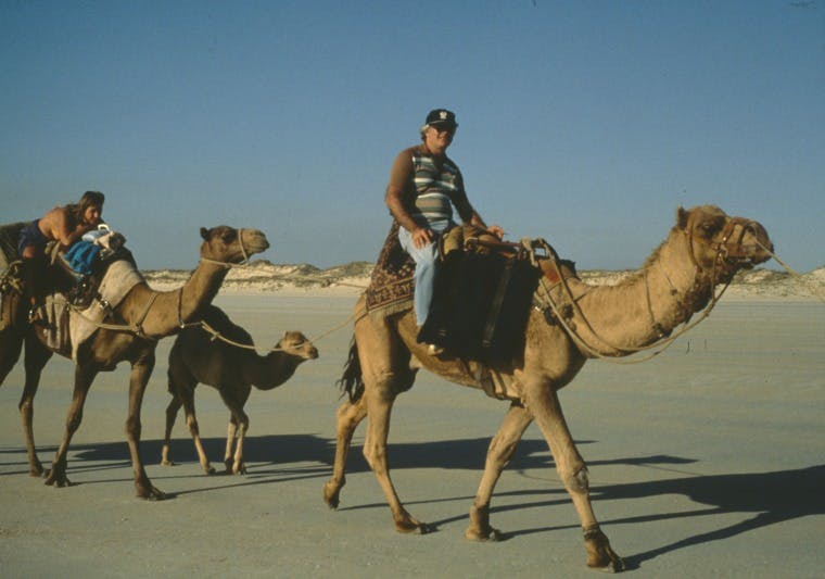 Broome Cable Beach camels ca1986