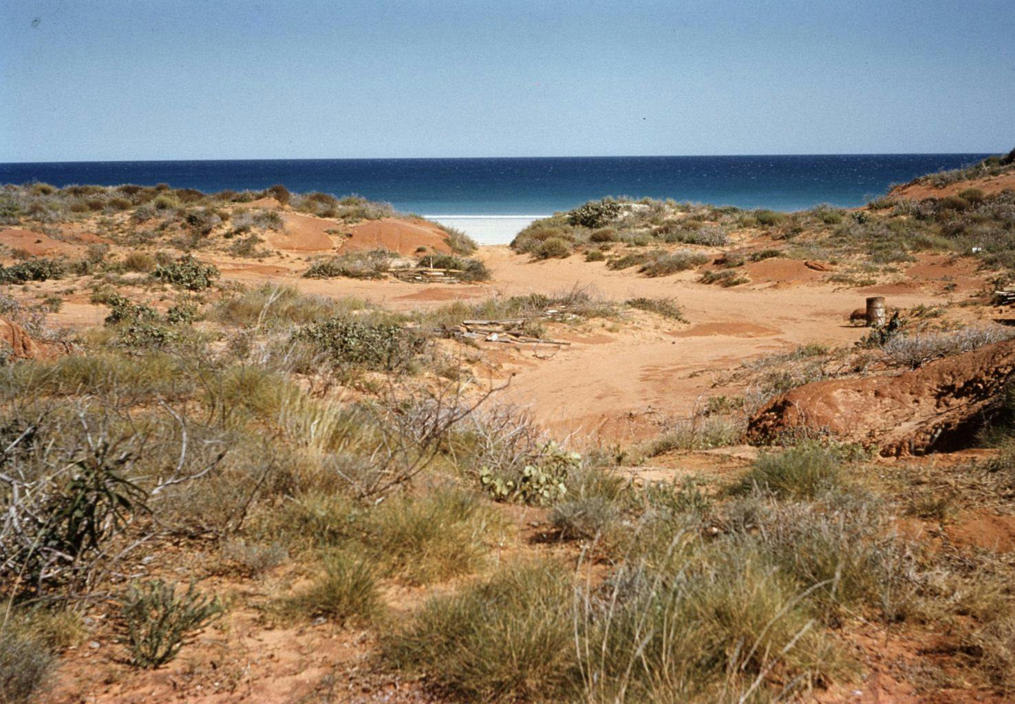 Broome Cable Beach from Station Hill entrance 1960