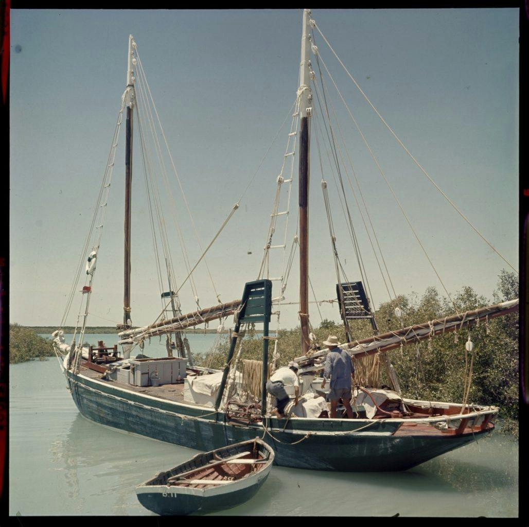 Broome pearl lugger estuary 1967