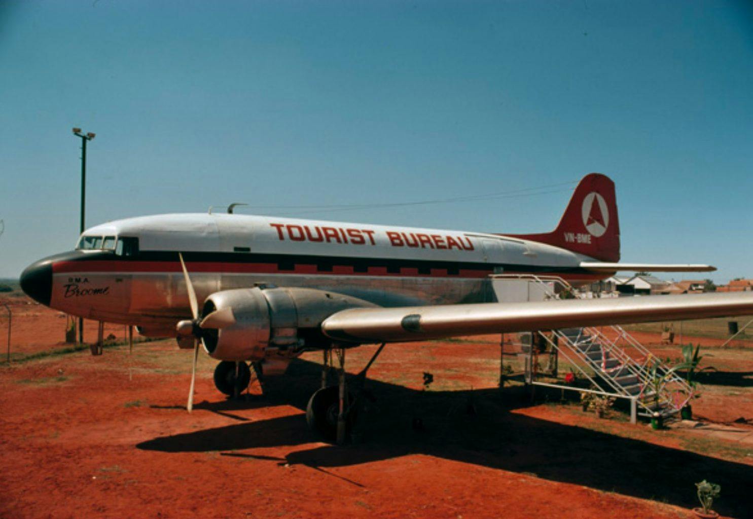 Broome Tourist Bureau DC3 plane ca1974