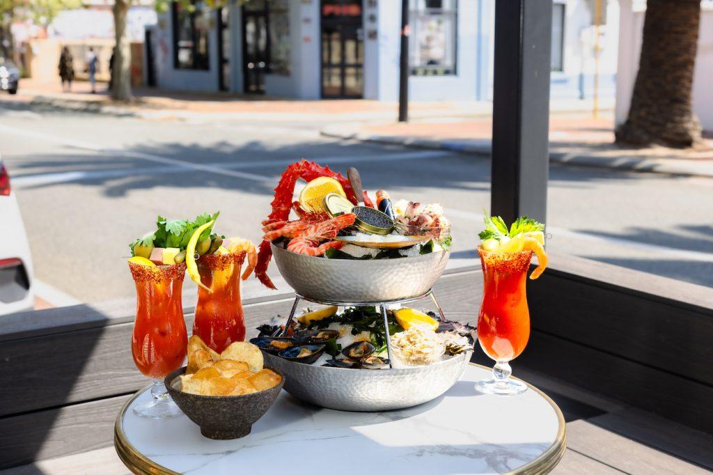 Seafood Tower Bloody Mary Sundays Margot's Northbridge