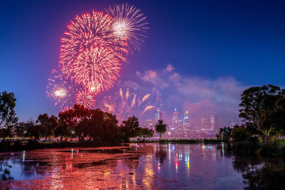 City of Perth fireworks