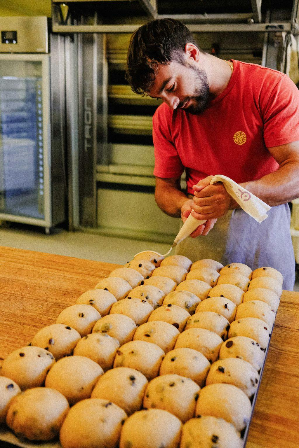 Perth's best hot cross buns, Miller + Baker, Northbridge, Subiaco