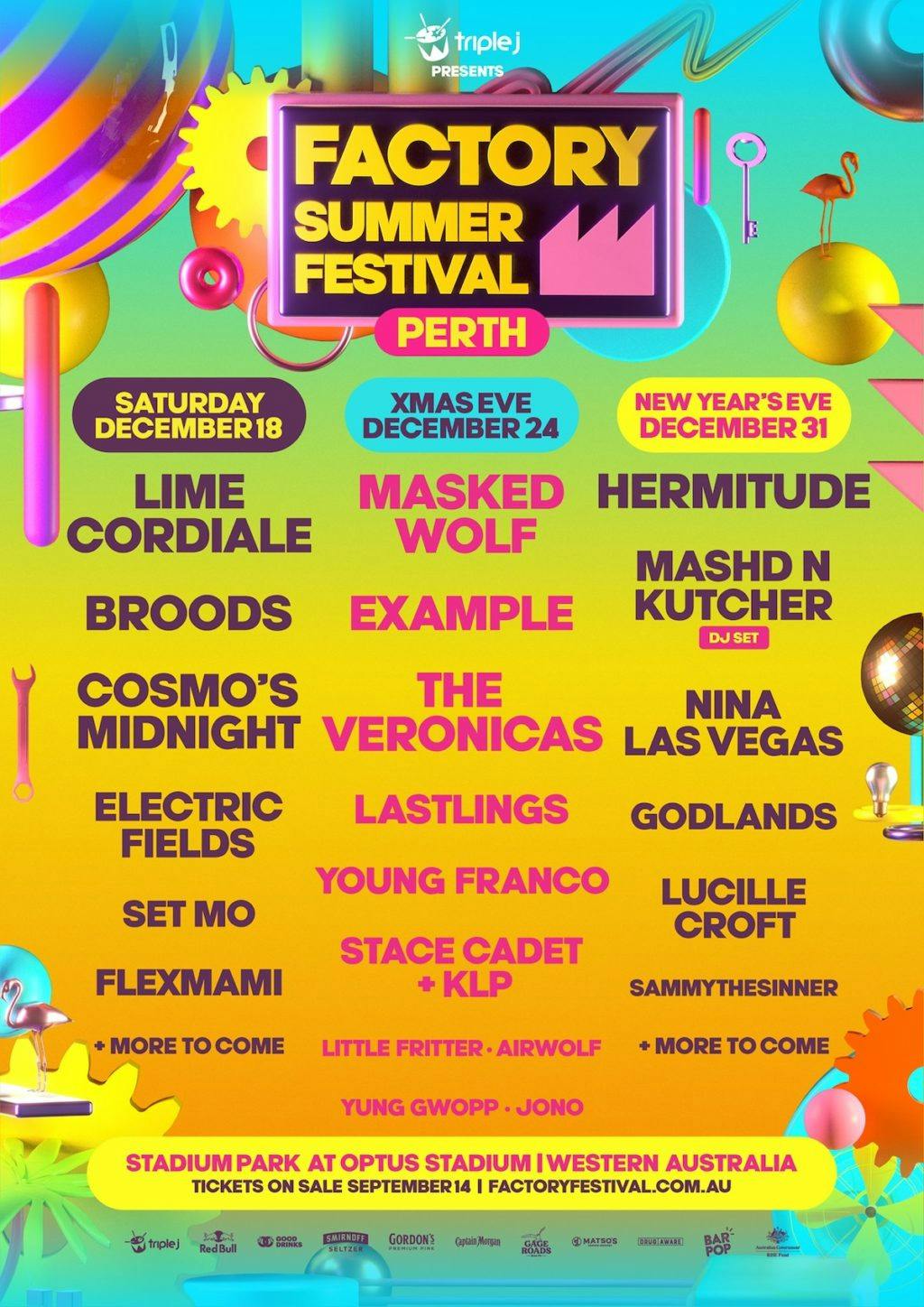 Factory Summer Festival Perth 2021