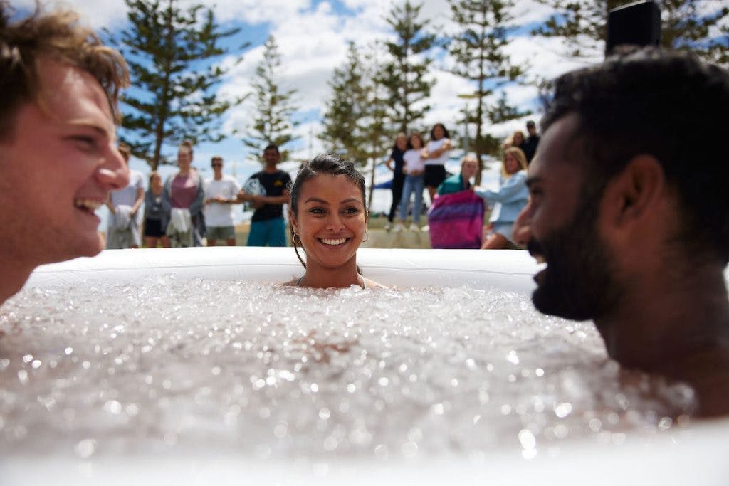 Ice Bath at Groundswell Festival