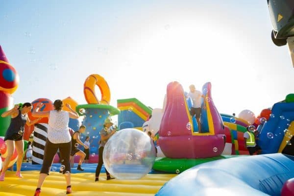 The World’s Biggest Bouncy Castle Is Heading To Perth