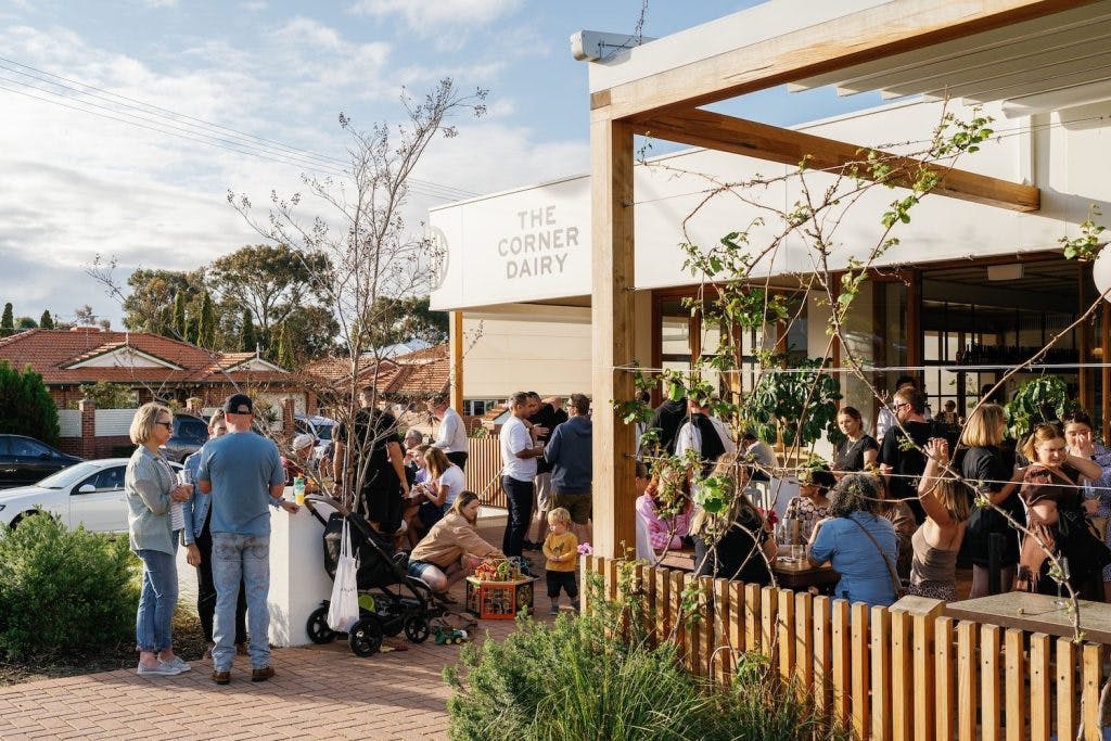 Perth's best wine courtyards, Corner Dairy, Doubleview