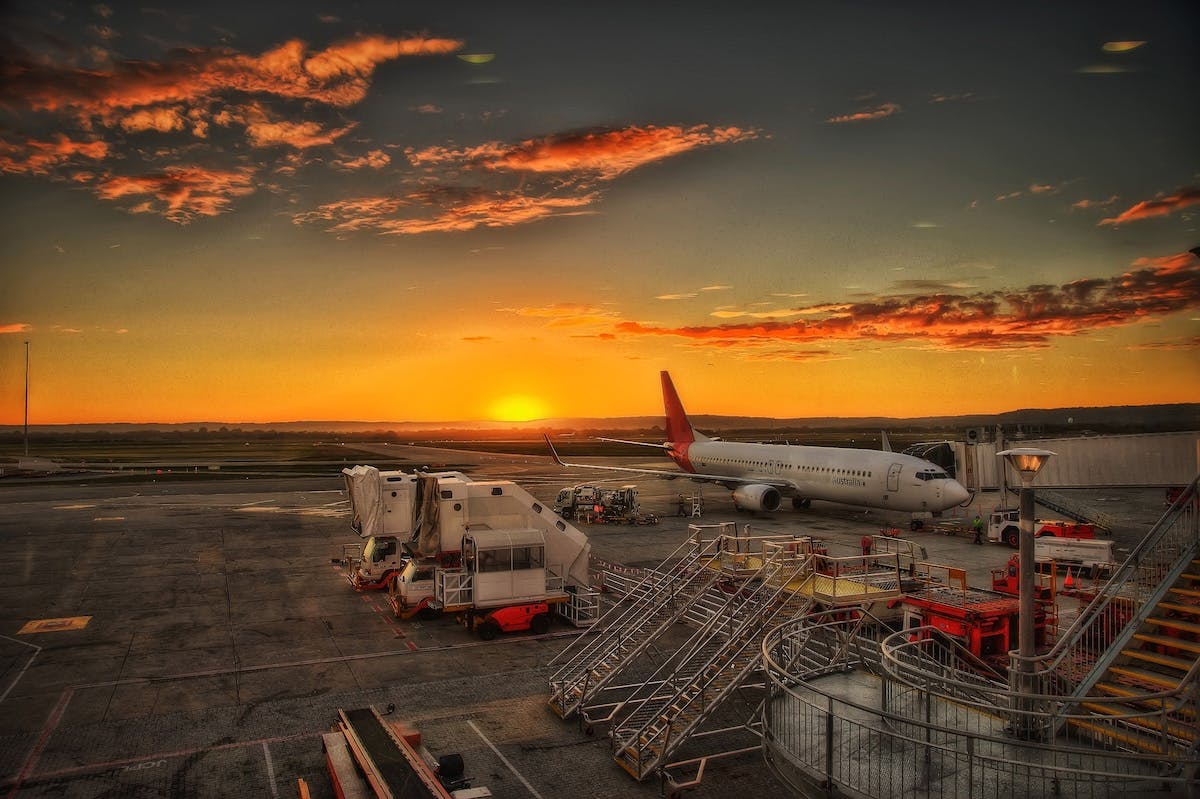 Perth Airport Sunset