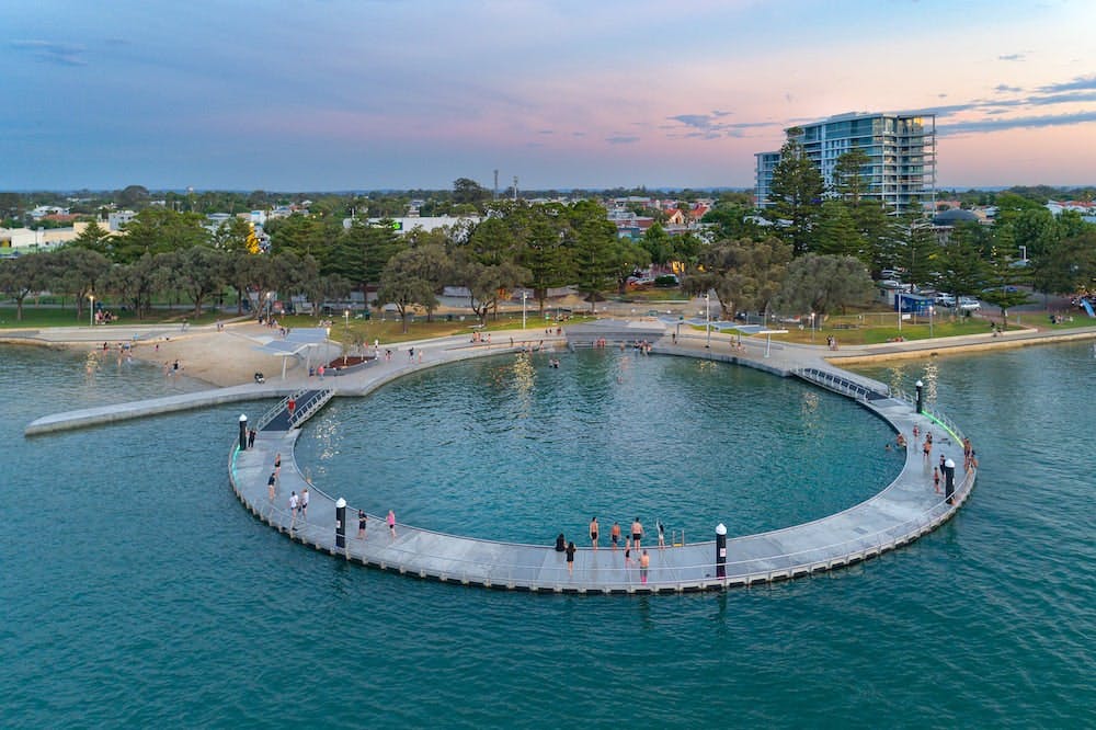 Kwillena Gabi estuary pool is now open in Mandurah