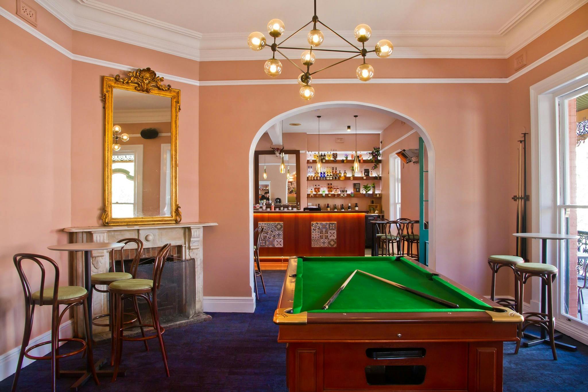The Brass Monkey Hotel, Pool Table