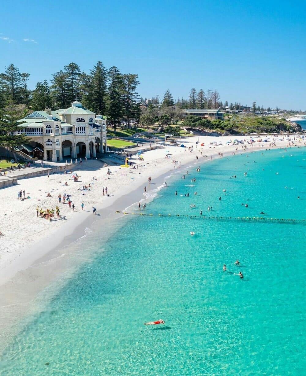 Where to stay in Perth, Cottesloe Beach