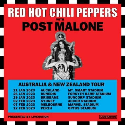 Red Hot Chili Peppers Aus Tour