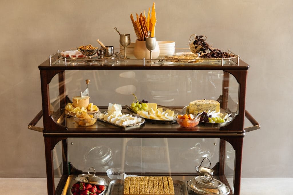 The Claremont Hotel Cheese Cart