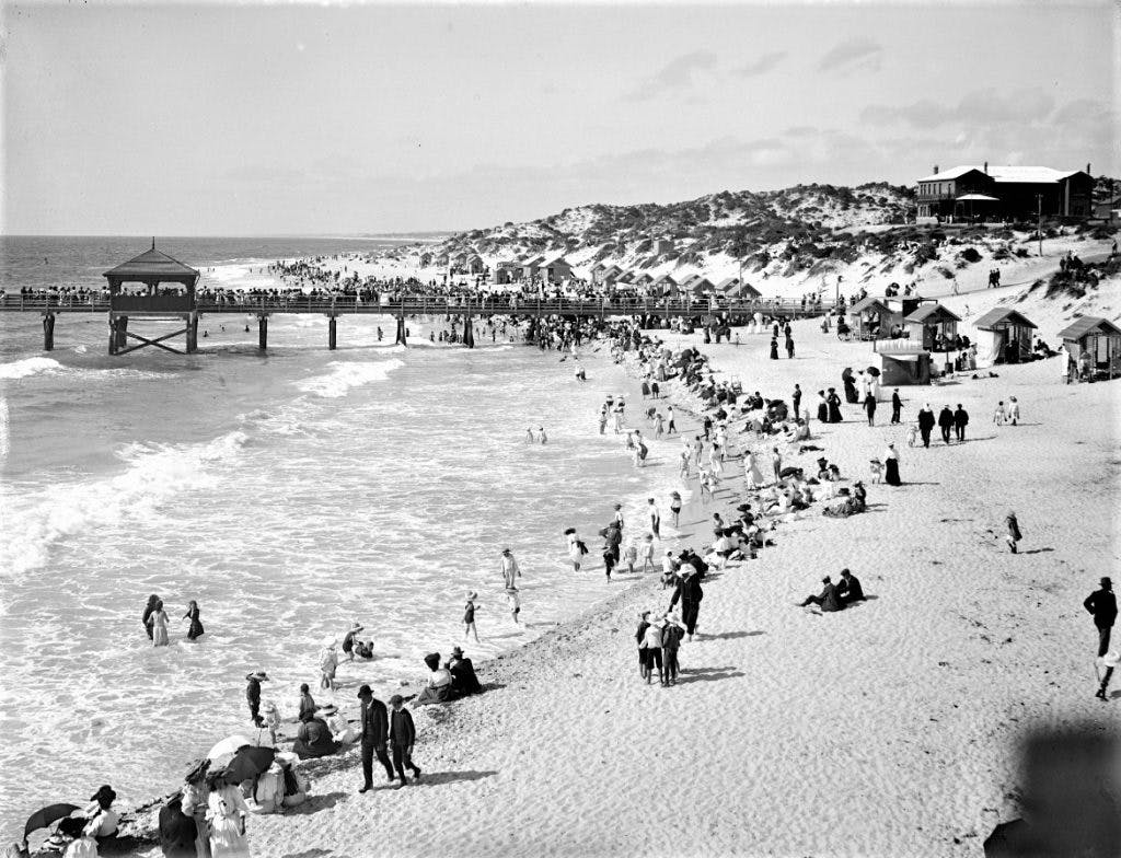 1907 Vintage Beach Photos Cottesloe Beach