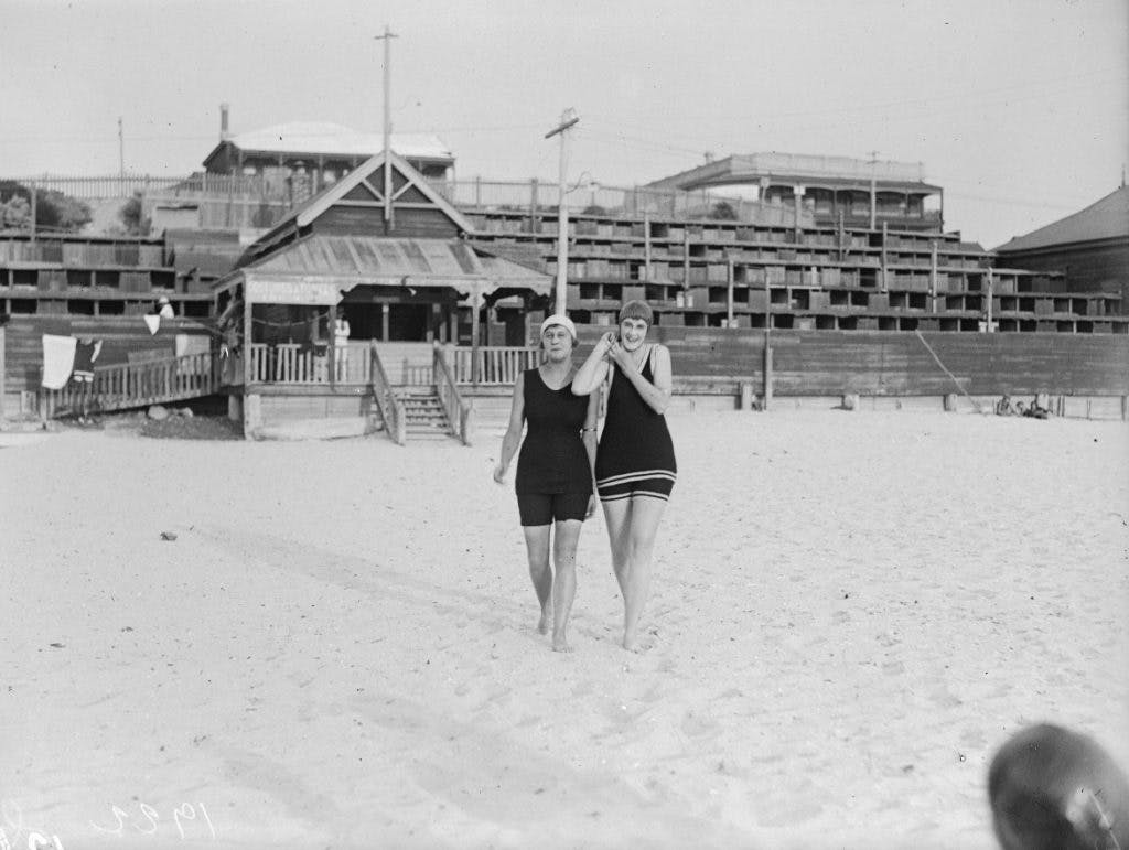 1922 Vintage Beach Photos Cottesloe Beach