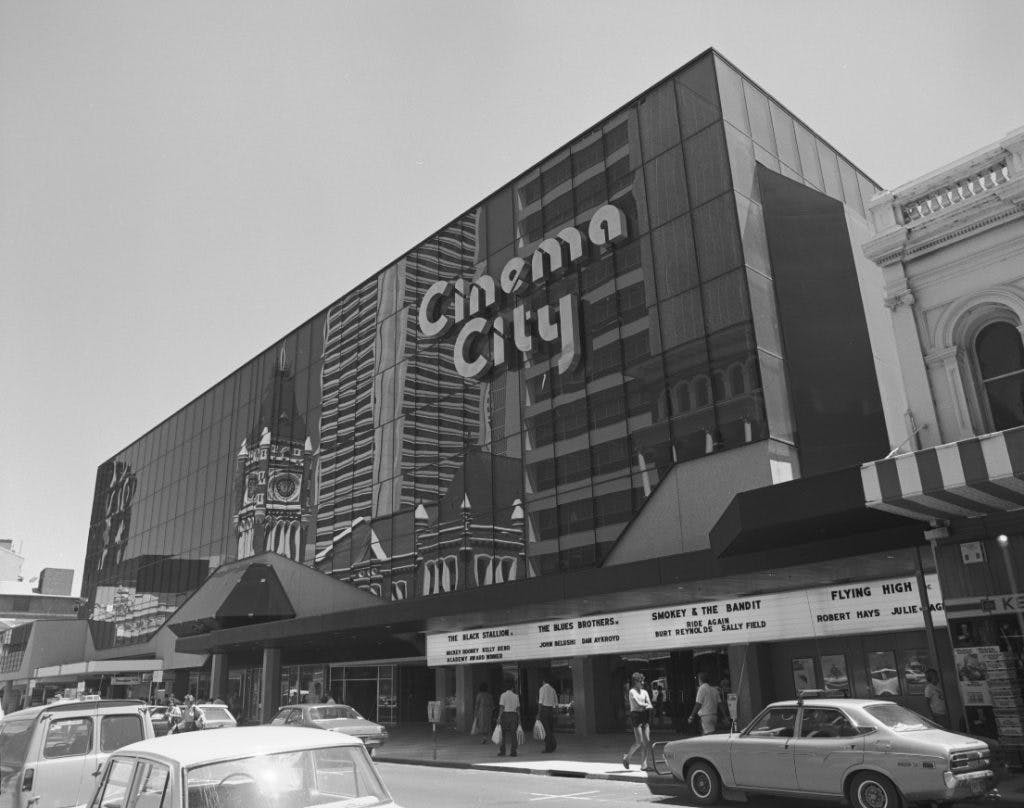 Perth vintage cinemas, Cinema City Hay Street 1981