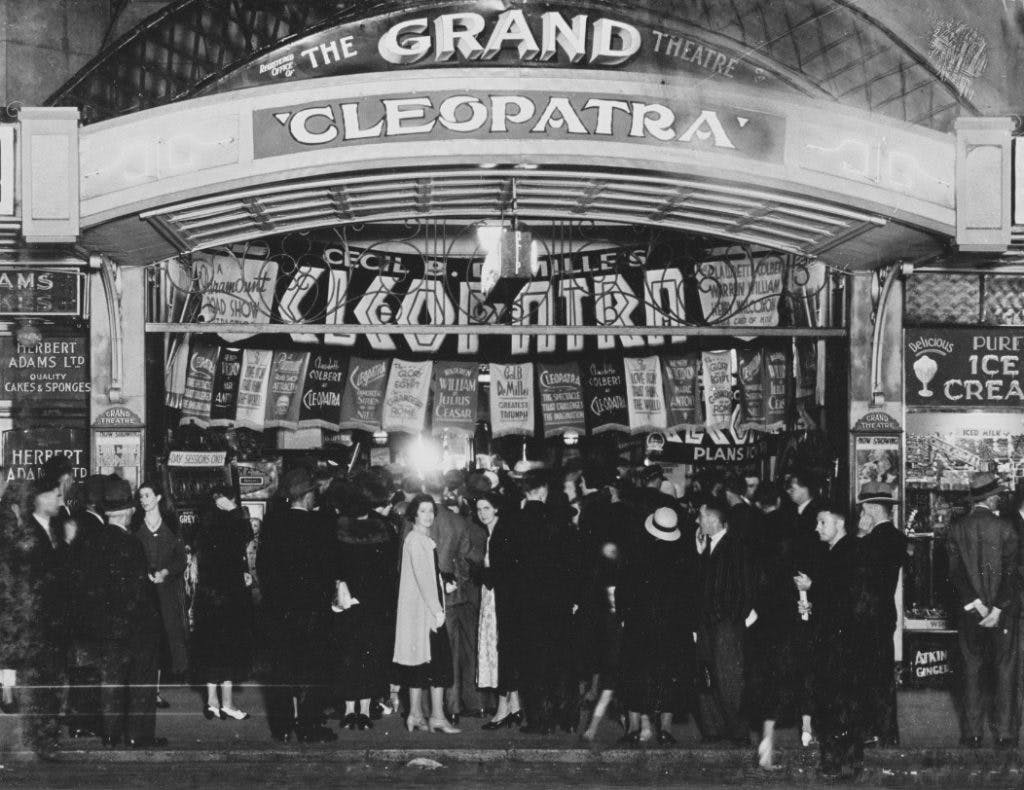 Perth vintage cinemas, Grand Theatre Murray Street Cleopatra 1934