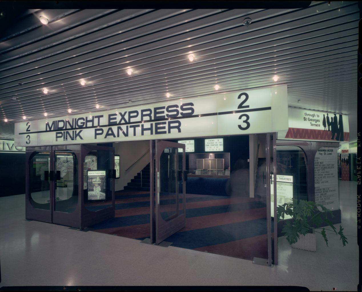 Perth vintage cinemas, Hoyts, Wambala Arcade 1979
