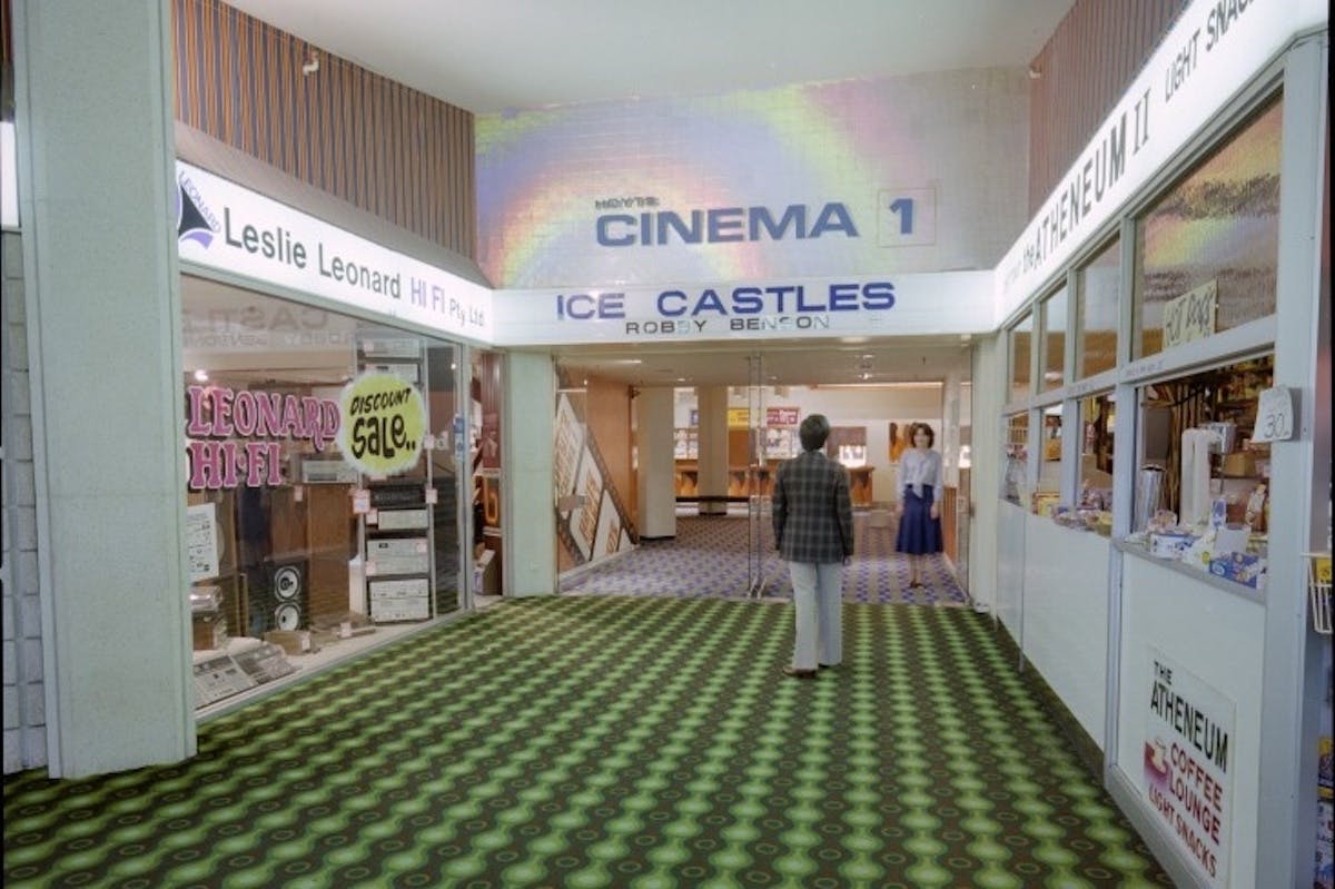 Perth vintage cinemas, Hoyts, City Arcade 1979