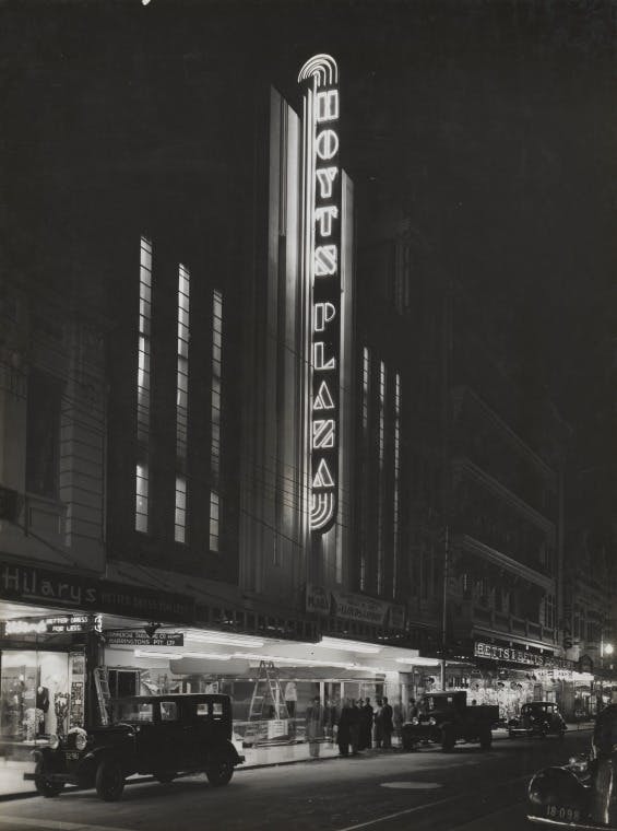 Perth vintage cinemas, Hoyts Plaza Theatre Hay Street 1937