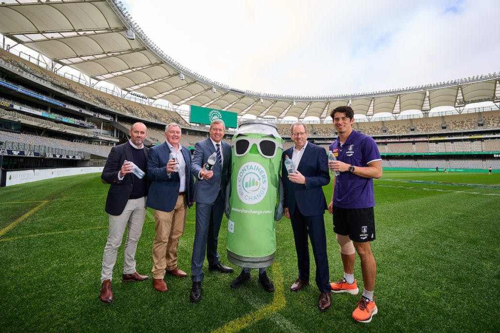 Containers for Change optus stadium
