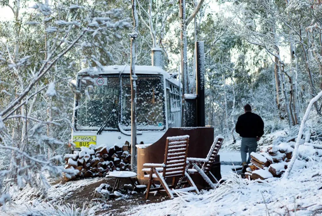 Treetop Bus Airbnb Tasmania