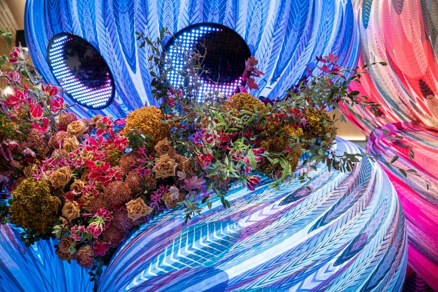 Stem by Stem floral art installation ENESS Studio Subi Blooms