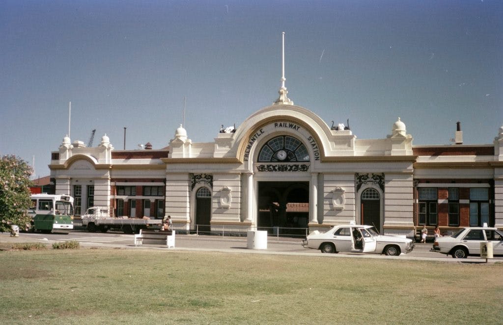 Forgotten Perth Vintage Fremantle Railway Station 1984