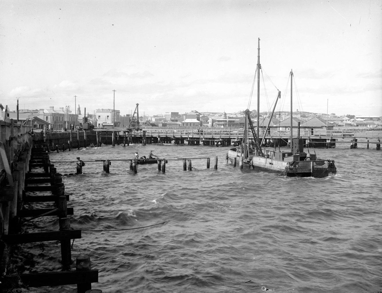 Forgotten Perth Vintage Fremantle Fishing Boat Harbour ca1905