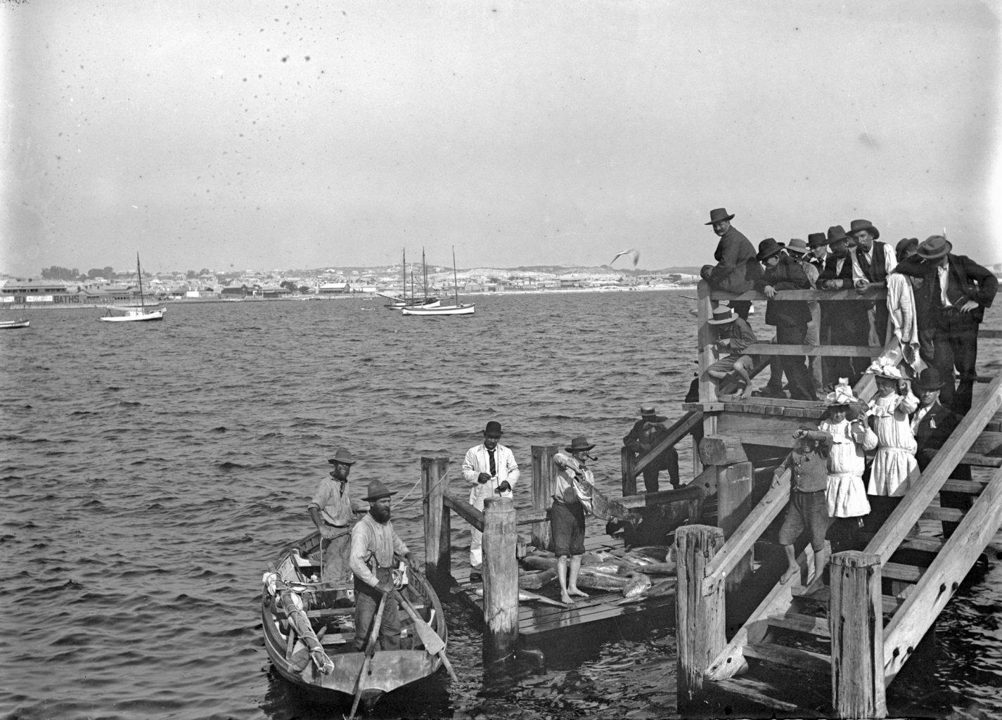 Forgotten Perth Vintage Fremantle Fishing Boat Harbour ca1905