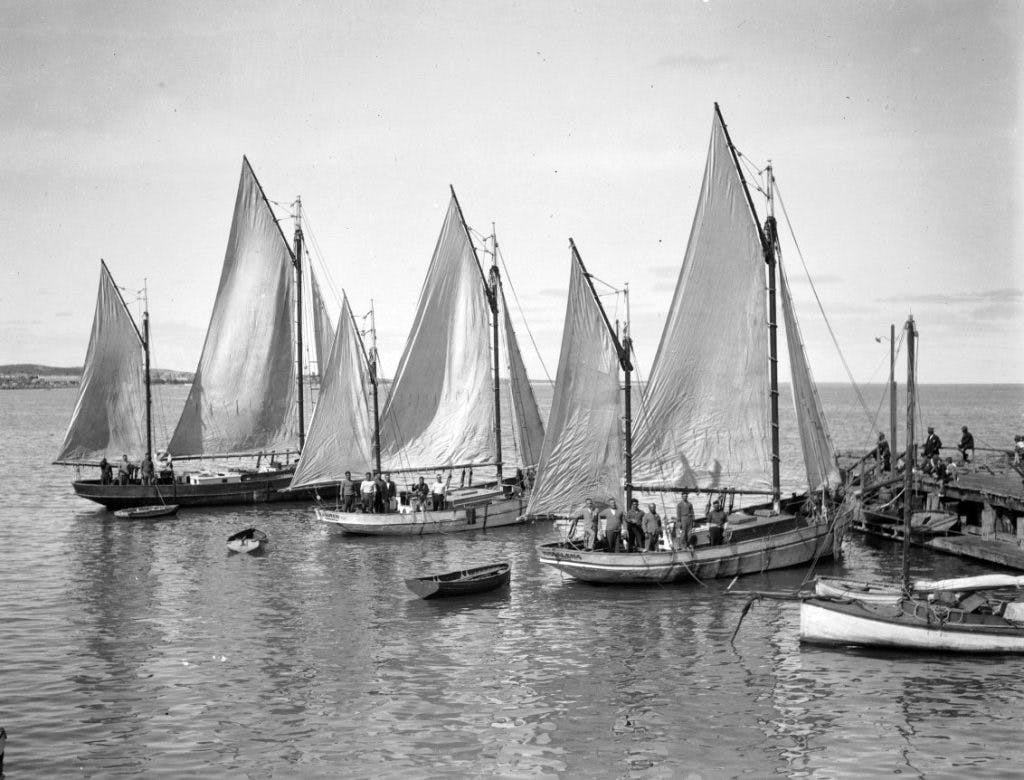 Forgotten Perth Vintage Fremantle Italian fishing boats ca 1930-1935