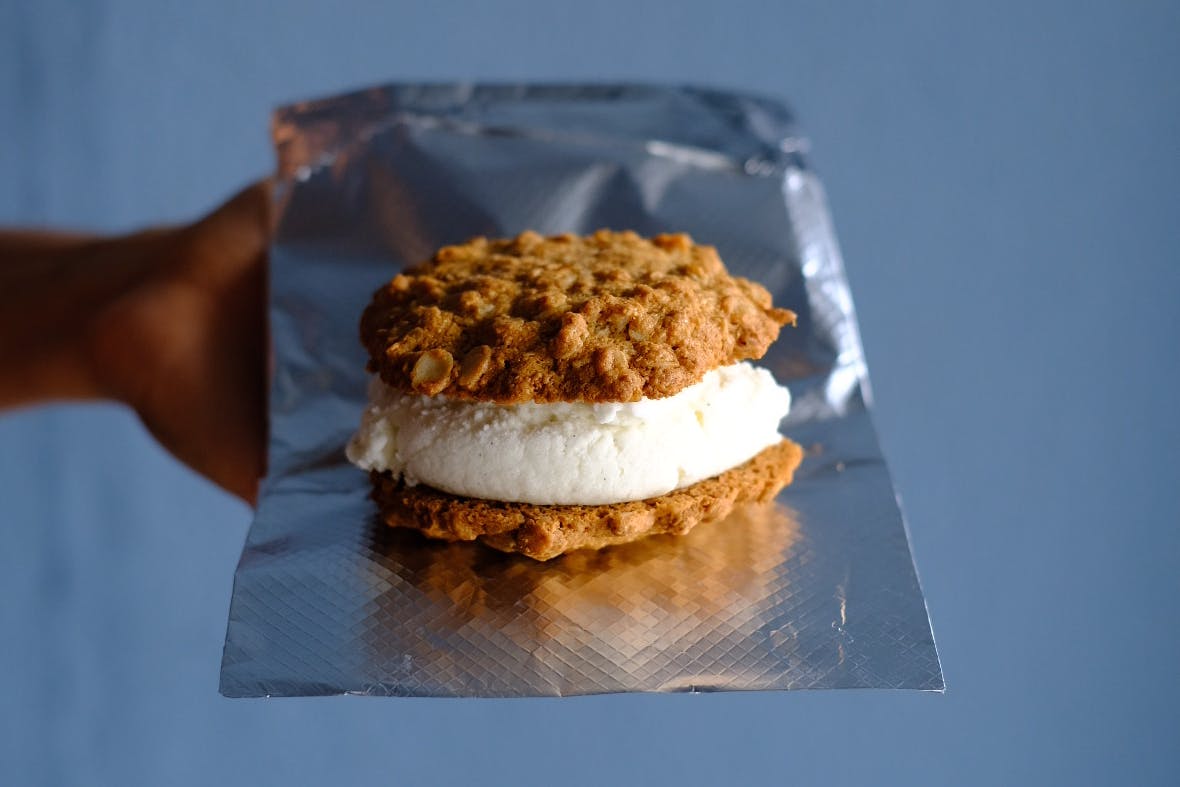 Kenny's got the scoop on where you can find a gourmet ice cream sandwich