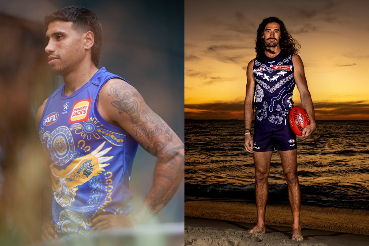 West Coast Eagles 2022 Indigenous Guernsey – Jerseys Megastore